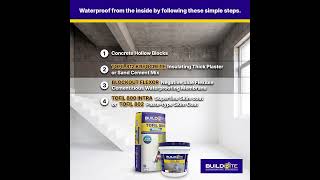 HOW TO WATERPROOF WALLS YOU CAN’T REACH FROM THE OUTSIDE?