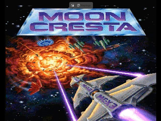 Moon Cresta - A nice recreation of an Arcade classic is coming to the Amiga via Johnny Acevedo