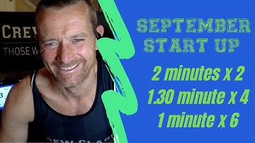September StartUP #8  2/1:30/1 Min Intervals  row with 3X Olympian World Champion Niall O