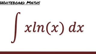 Integral of xln x