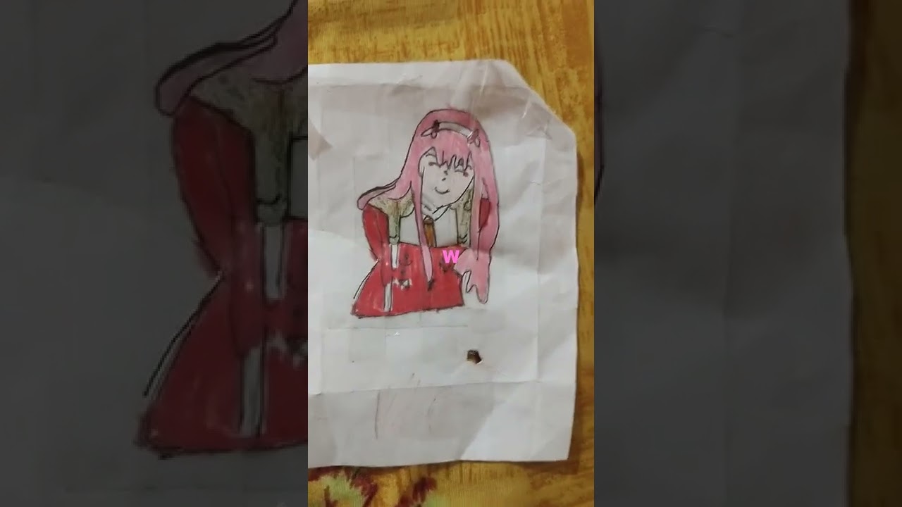 I Draw zero two let,s dance in zero two song