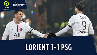 Lorient vs PSG (1-1) | Icardi's late equaliser rescues PSG! | Ligue 1 Highlights