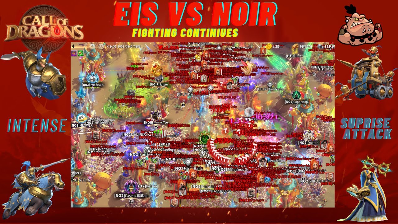 EIS vs NOIR| INTENSE FIGHT