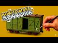 How to Build an Ultra Realistic Wooden Train Wagon | DIY Woodworking