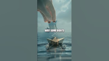Surface Tension Sailors: Floating Paper Boats with Salt