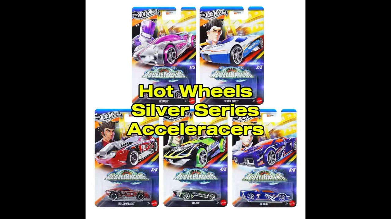 Hot Wheels Silver Series “AcceleRacers” Die-Cast 