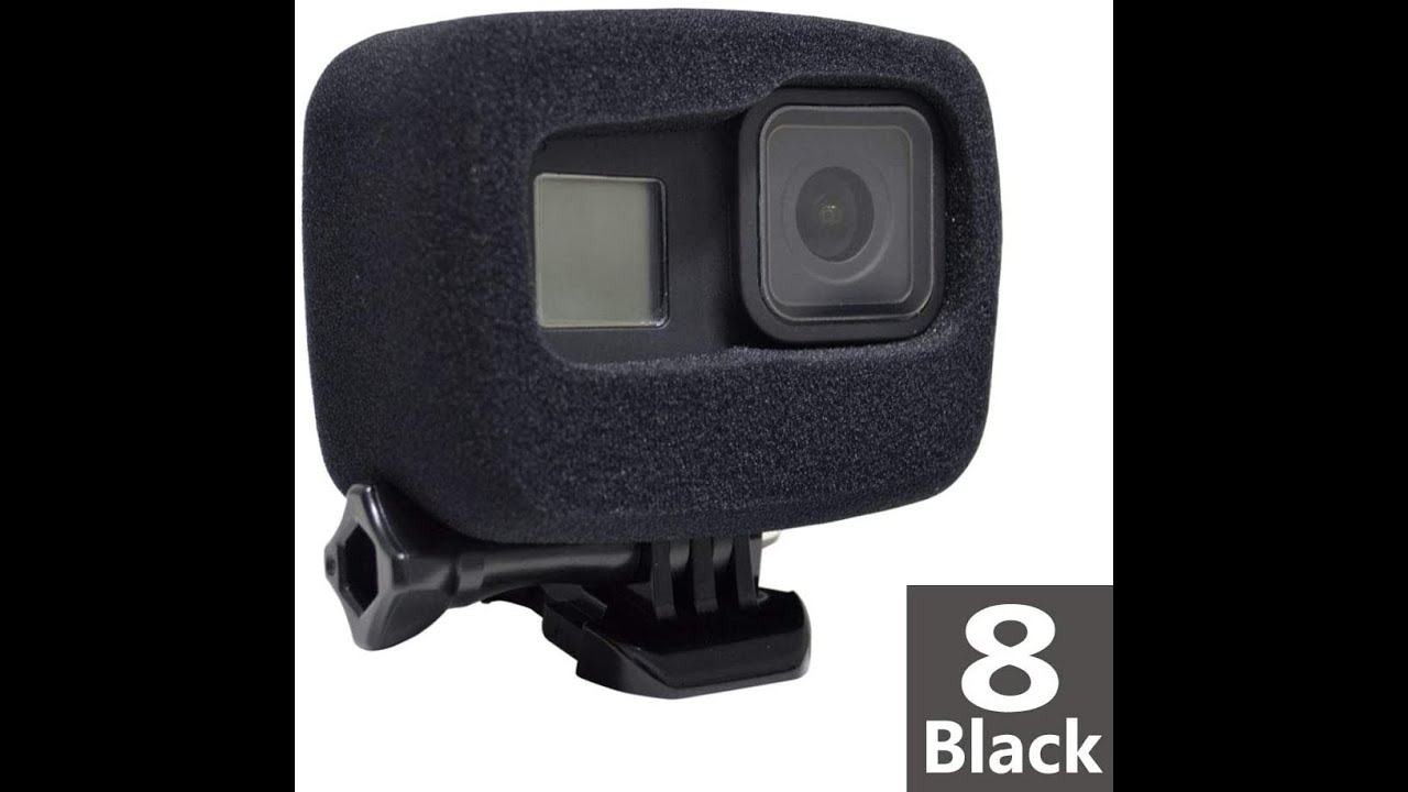 Windslayer Copertura In Schiuma Per GoPro HERO 8 – Riduce Rumore Del Vento, Antivento E Antigraffio