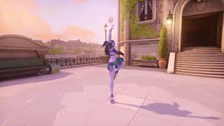 Widowmaker's Dance Emote with Cote D'azur Skin in-game (Summer Games 2017)(PS4)