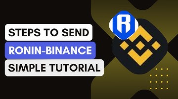 How To Send Ronin To Binance (Step by Step) 2024 !