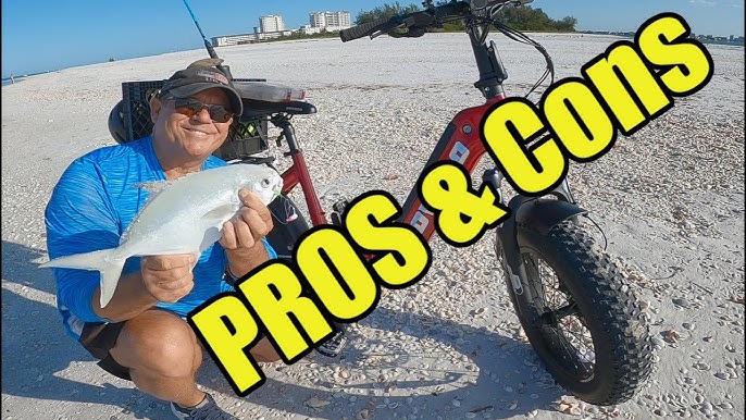 Ebike Beach Fishing - Magicycle Fat Tire eBike 