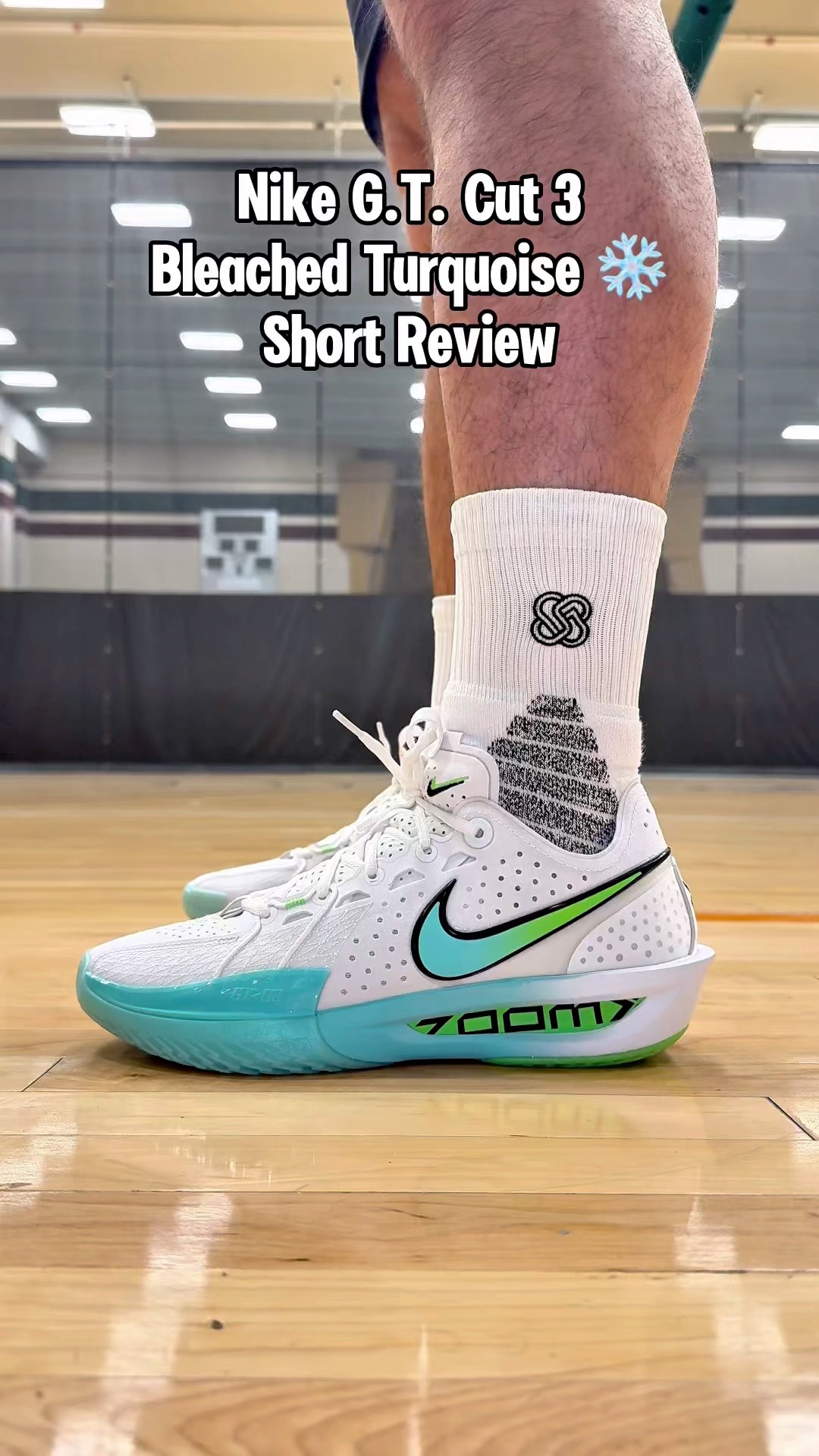 Nike GT Cut 3 “Bleached Turquoise” 🩵 quick + steady #nike365