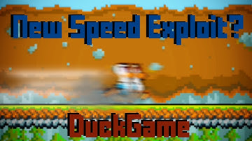 New Duck Game Speed Hack!