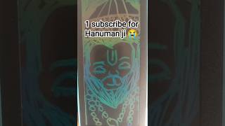 Hanuman ji drawing on LED drawing tablet #art #drawing