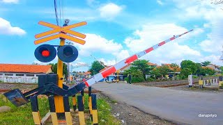 Download Lagu SIRINE KENCANG Perlintasan Kereta Api Desa Pebatan Brebes MP3