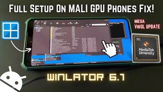 Install WINLATOR 6.1 PC Emulator on Any Android Mali GPU Phone Fix! - Best Settings