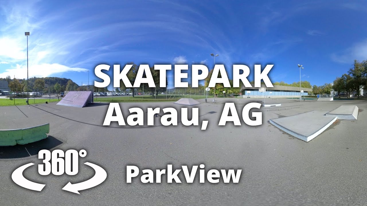 Skatepark Schachen Aarau, AG / Schweiz (2020 | 360° Tour 