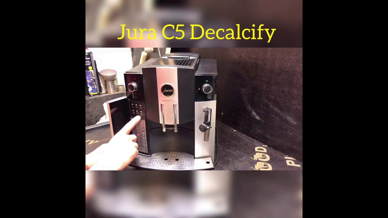 Instruction Jura C5 Descaling step by step by Kafijas Adrese YouTube