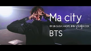 Ma city【BTS/방탄소년단】-Stage Mix 日本語字幕