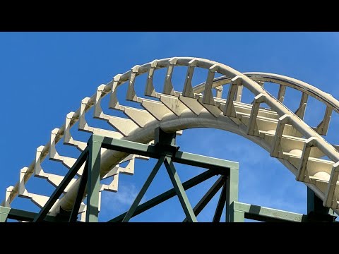 Python on ride pov located in the Efteling