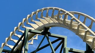 Python on ride pov located in the Efteling