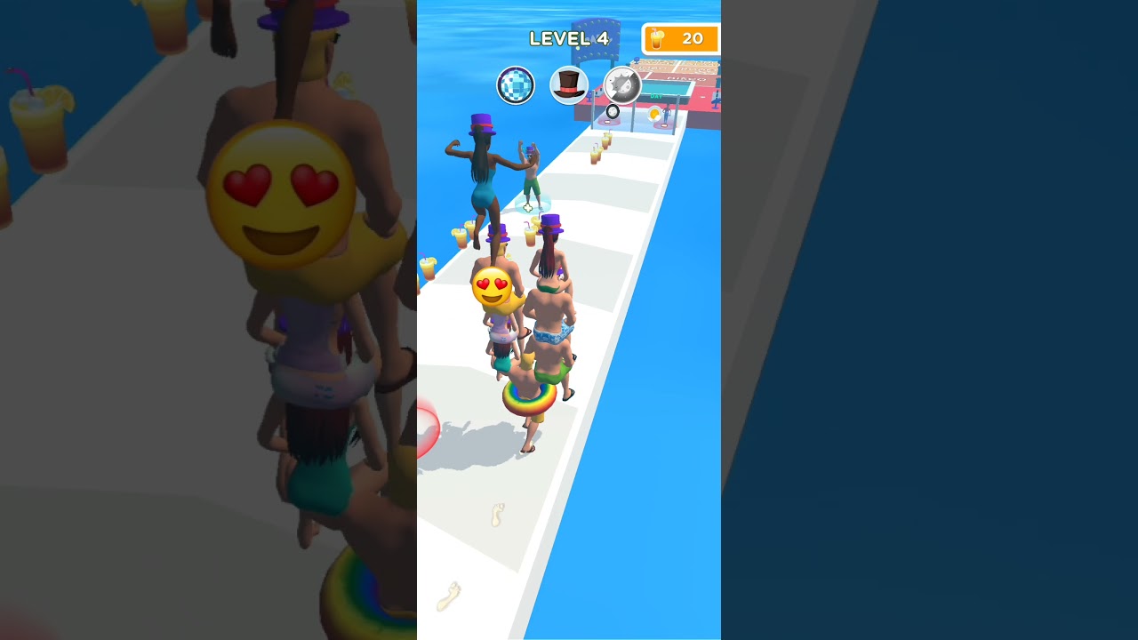 Beach Party Run 3D Games 