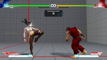 Juri V-Trigger frame trap for people who throw tech or jab after your pressure.