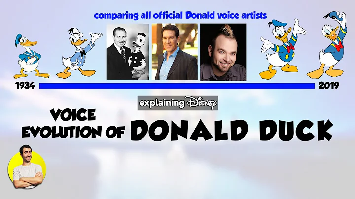 Voice Evolution of DONALD DUCK - 85 Years Compared & Explained | CARTOON EVOLUTION