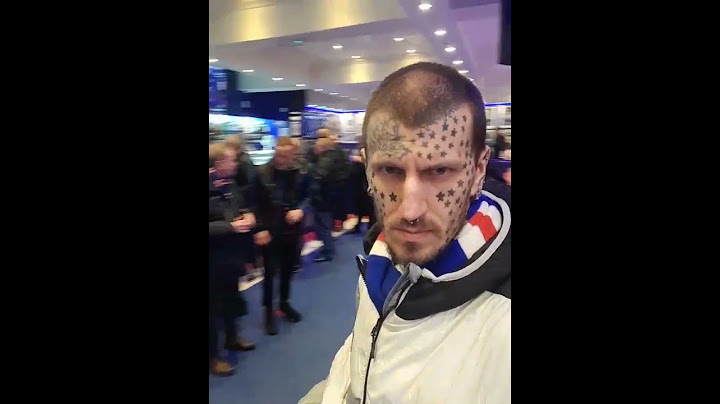 At Rangers f.c pub at IBROX before game for rangers vs Dundee United 1 April 2023 video 27