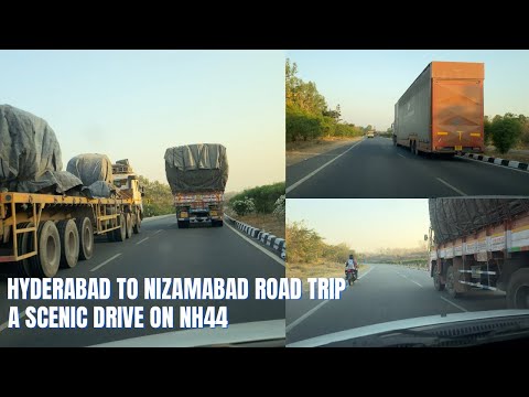 Hyderabad to Nizamabad Road Trip - A Scenic Drive on National Highway 44 (NH44/ AH43)