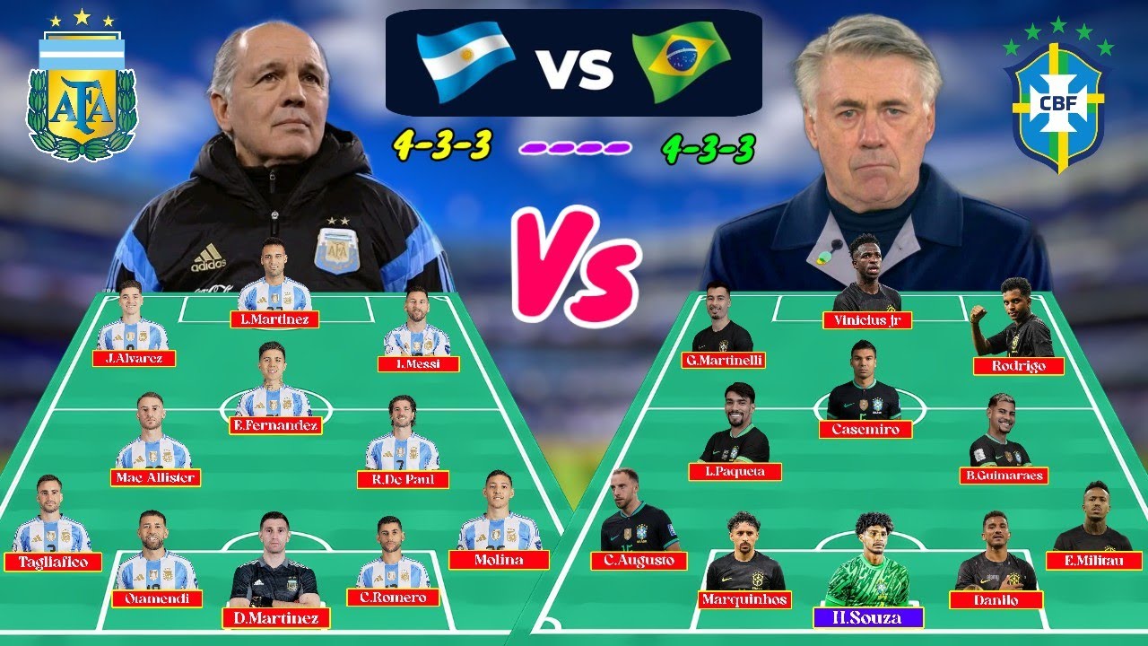 Carlo Ancelotti Vs Alejandro Sabella 2 Coach Predict Brazil and Argentina Tow Lineup