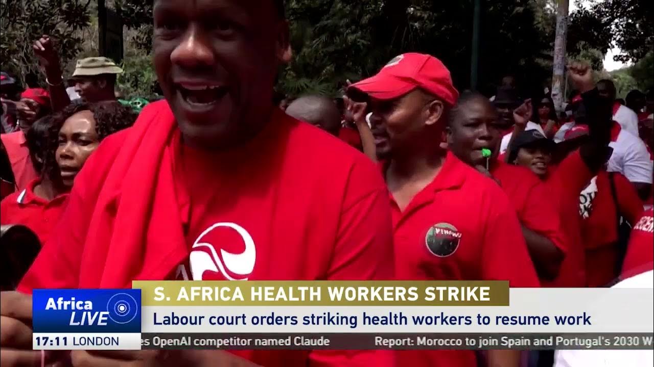 South Africa’s labour court orders striking health workers to resume work