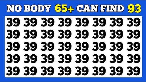 99% People Fail This Puzzle 😵 | Find the Odd Number Challenge