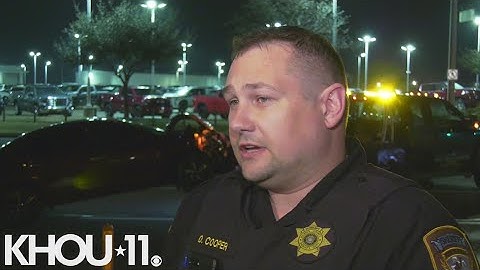 Raw video: Deputy injured in crash involving suspected intoxicated driver, HCSO says