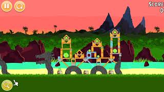 🌊 Angry Birds Classic - Bonus! Surf And Turf Part 2 ⭐⭐⭐ Three Stars Gameplay Walkthrough All Levels screenshot 5