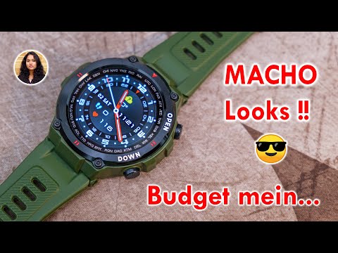 Budget Mein Rugged Military looks wala Smartwatch 🤩😎
