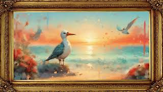 ÇERÇEVE TV  Soft Happy Music Dünyası  TABLO EKRAN SAHİL turn your tv into a piece of art screenshot 5