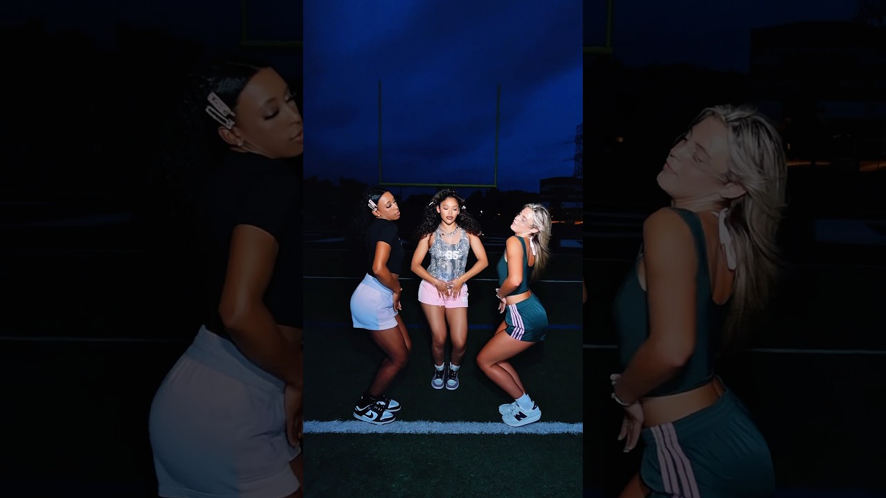 Late night field dancing 🏈 