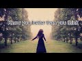 Air Supply - I Know You Better Than You Think (Lyrics)