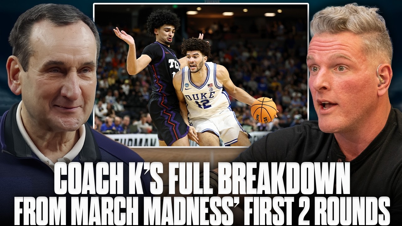 Coach K Breaks Down Impressive Performances From March Madness' First Weekend | Pat McAfee Show