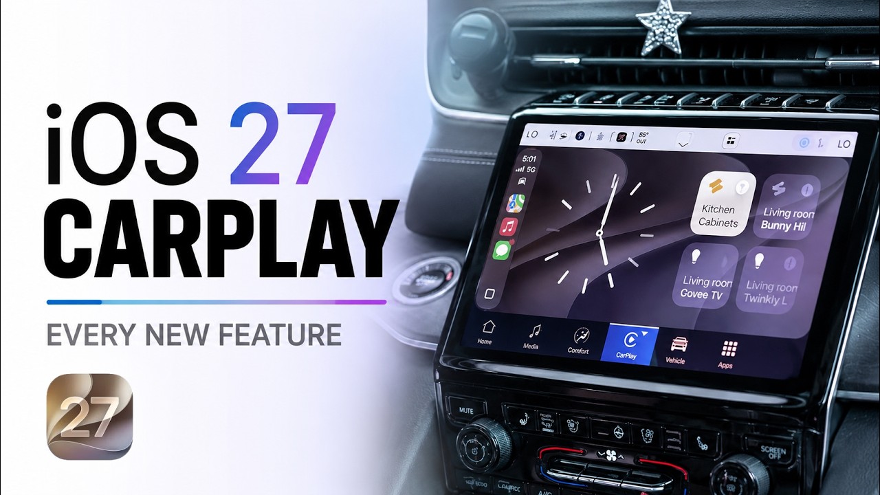 iOS 27 CarPlay Hands-On: The Big Updates!