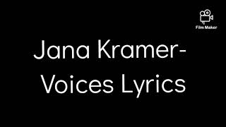 Jana Kramer- Voices Lyrics chords