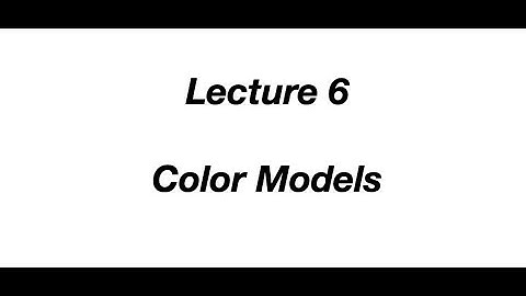 Computer Graphics | Color Models | Lecture 4.6 | M.Sc. | Nagpur University | Vijeet Meshram