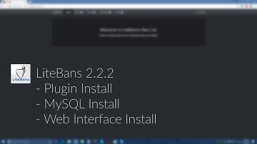 LiteBans - How to Install LiteBans Plugin, Web Interface & LiteBans MySQL Database! (2017 Guide)