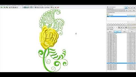 Embird Tutorial - How to select specific areas of a design for color change
