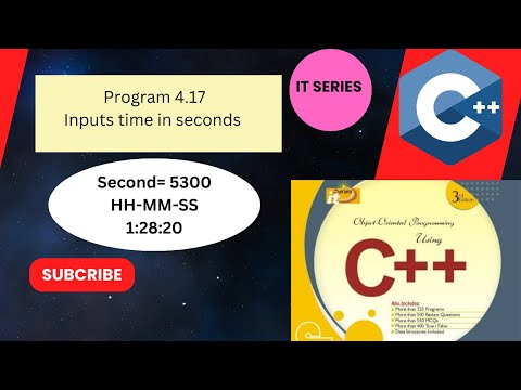 Write program that inputs time in seconds and converts in format HH-MM- SS in C++