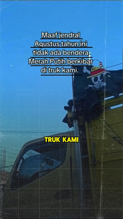 trend of truck drivers and flag raisers one piece