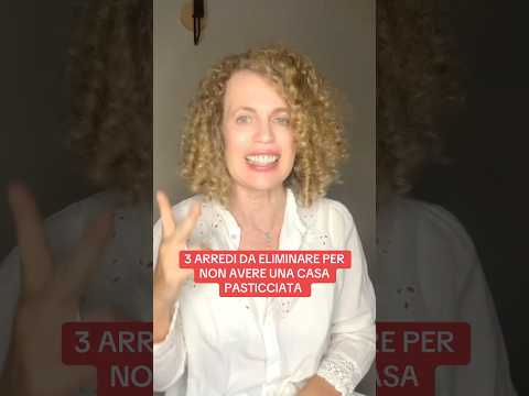 Video 3 arredi da eliminare per non avere una casa pasticciata