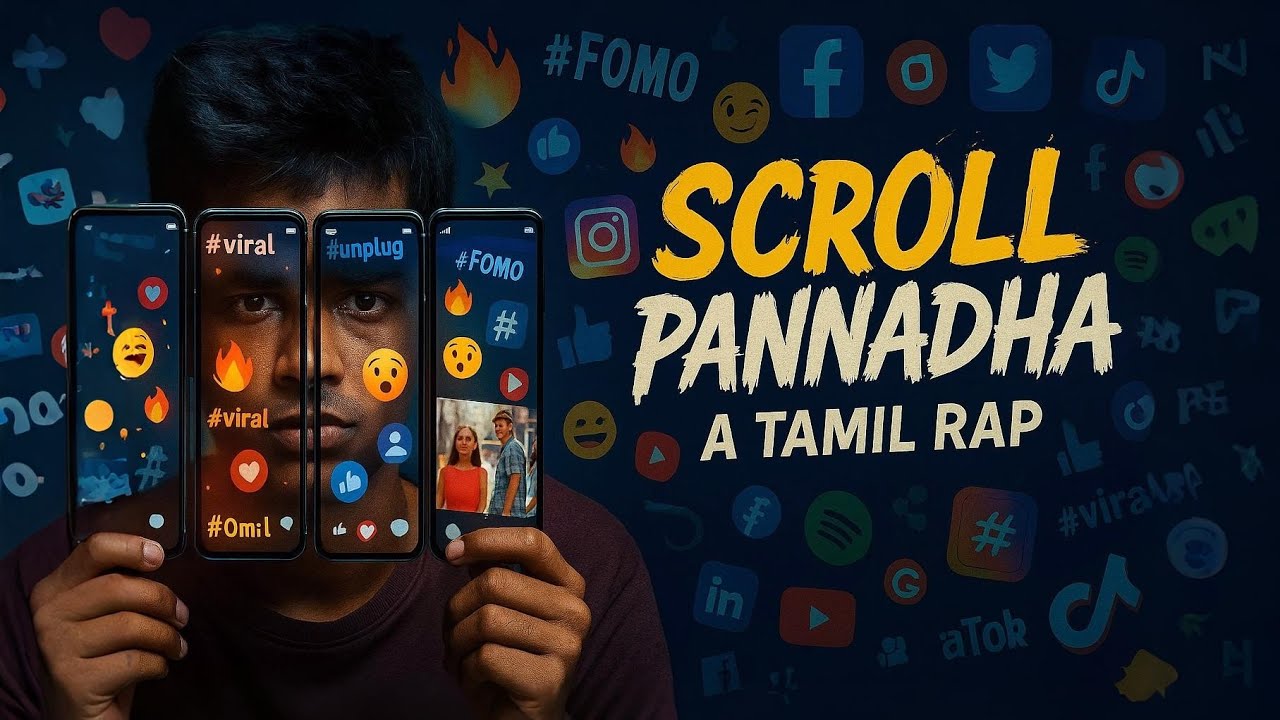 SCROLL PANNADHA | A Tamil Rap Anthem | Urban Social Media Revolution 🔥🎧 