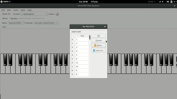 setting up VMPK and using xdotool to automate the playing of piano