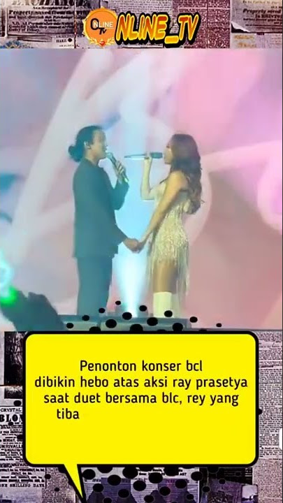 Sedang viral Ray Prasetya cium BCL saat konser